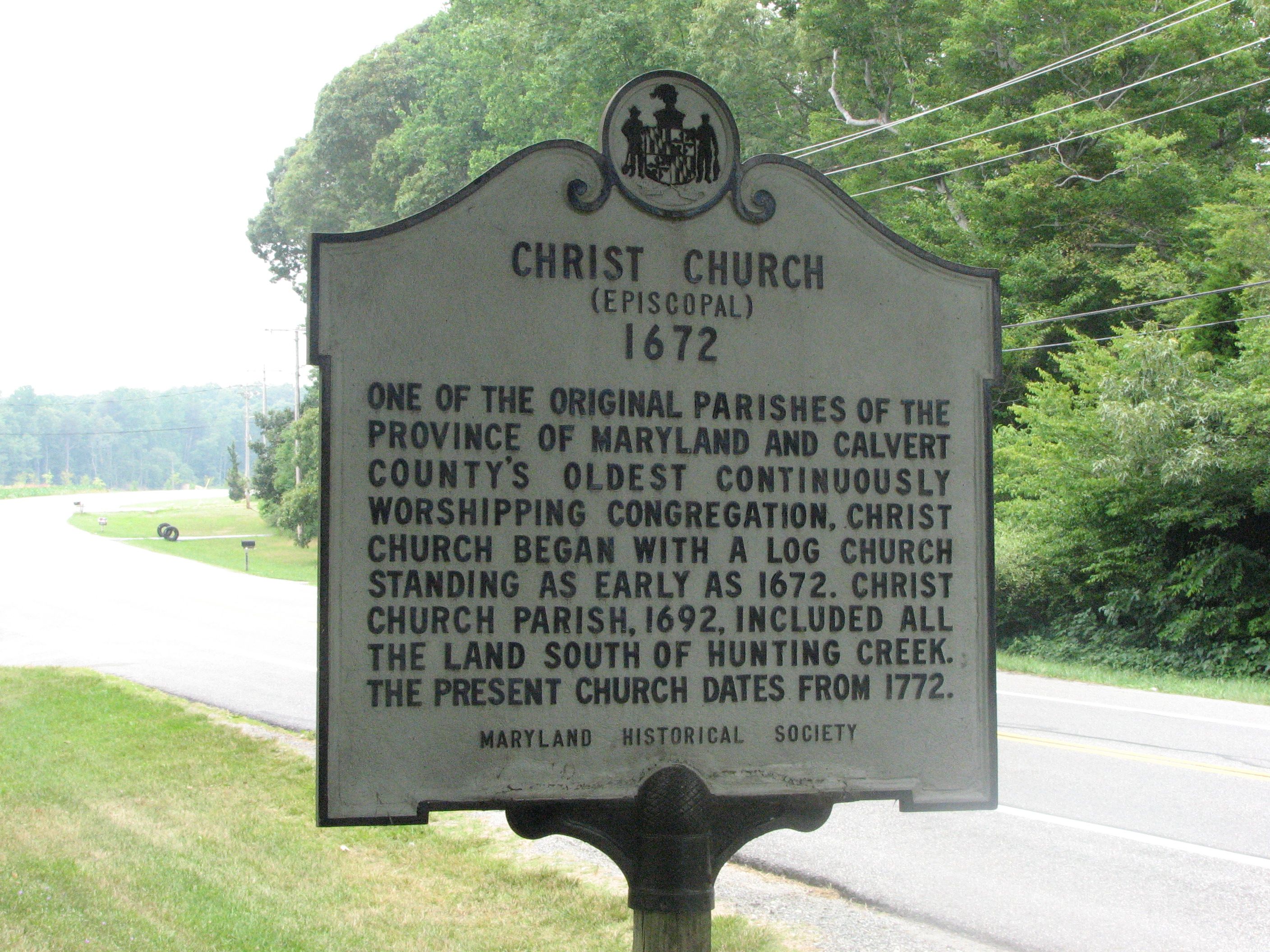 Christ Church Marker