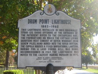 Drum Point Lighthouse Marker image. Click for full size.
