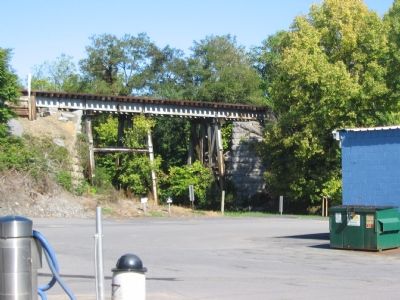 Railroad Bridge over Town Run image. Click for full size.