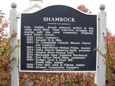 Shamrock Marker image. Click for full size.