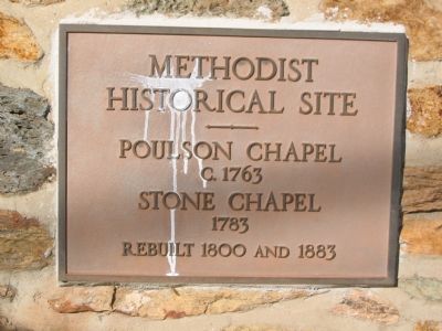 Poulson / Stone Chapel Marker. Click for full size. Poulson / Stone Chapel Marker image. Click for full size.
