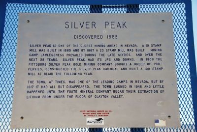 Silver Peak Marker image. Click for full size.