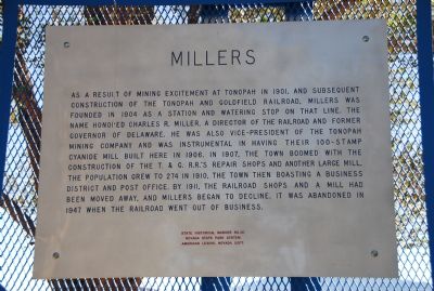 Millers Marker image. Click for full size.