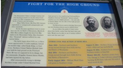 Fight for the High Ground Marker. Click for full size. Fight for the High Ground Marker image. Click for full size.
