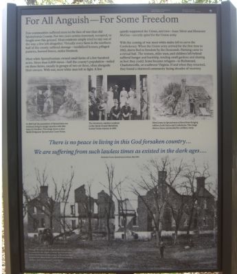 For All Anguish – For Some Freedom Marker. Click for full size. For All Anguish – For Some Freedom Marker image. Click for full size.