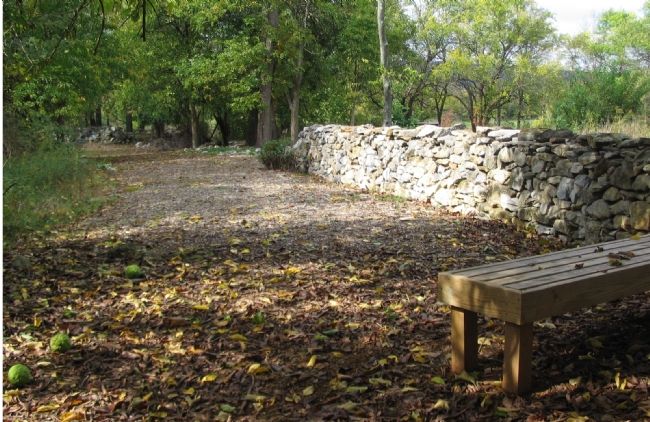 Portions of the Reconstructed Stone Wall. Click for full size. Portions of the Reconstructed Stone Wall image. Click for full size.