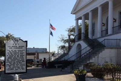 Old Muster Ground and Courthouse Marker. Click for full size. Old Muster Ground and Courthouse Marker image. Click for full size.