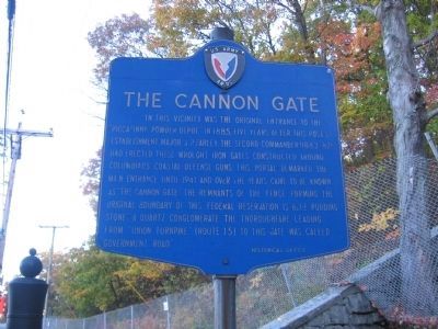 The Cannon Gate Marker image. Click for full size.