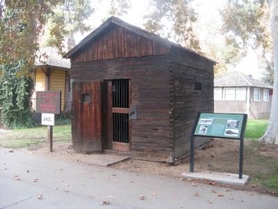 Railroad Jail and Marker image. Click for full size.