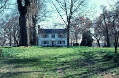 Tuckahoe Plantation House, circa 1715 image. Click for full size.