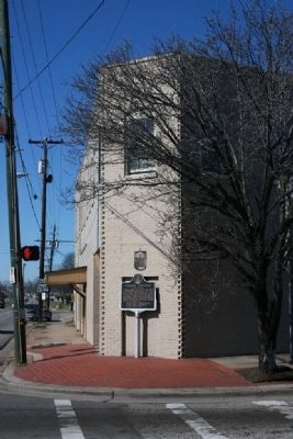 Tuxedo Junction & Marker at the Nixon Building image. Click for full size.