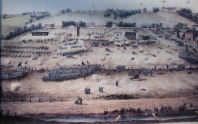 Attack of Kimball's brigade, Battle of Fredericksburg, December 13, 1862 image. Click for full size.