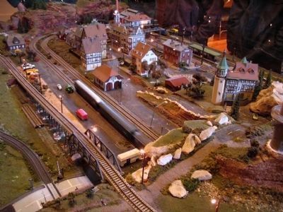 Cowan Railroad Museum model train setup image. Click for full size.