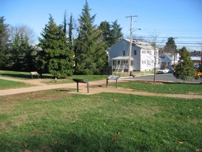 Markers at the Corner of Mercer Street image. Click for full size.