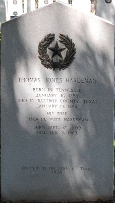 Thomas Jones Hardeman Marker image. Click for full size.