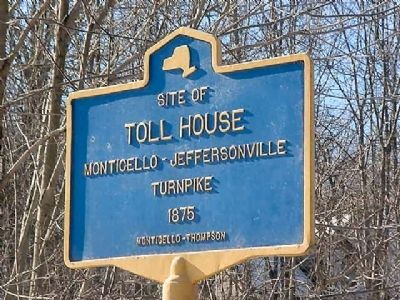 Site of Toll House Marker. Click for full size. Site of Toll House Marker image. Click for full size.