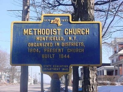 Methodist Church Marker image. Click for full size.