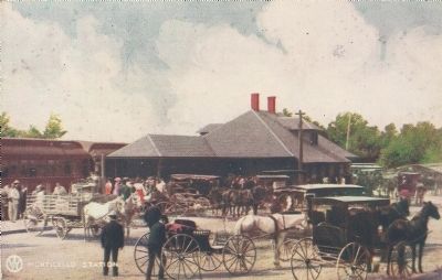 Monticello O&W Railroad Depot image. Click for full size.