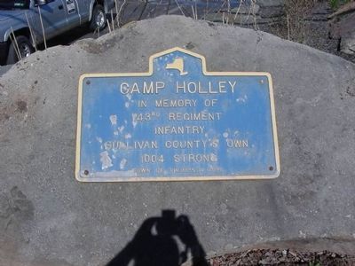 Camp Holley Marker image. Click for full size.