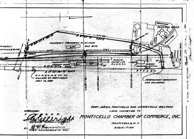 Plat map of former O&W depot image. Click for full size.