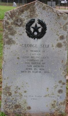 George Self Marker image. Click for full size.