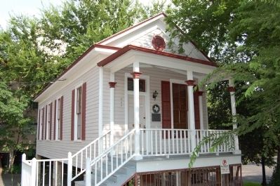 West-Bremond Cottage and Marker. Click for full size. West-Bremond Cottage and Marker image. Click for full size.