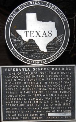 Esperanza School Building Marker image. Click for full size.