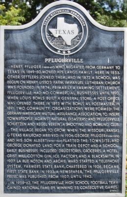 Pflugerville Marker image. Click for full size.