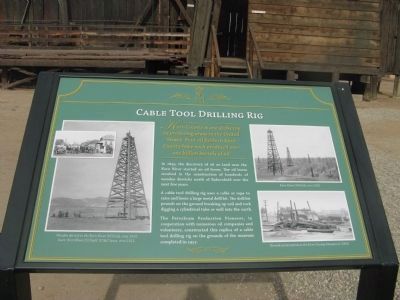 Cable Tool Drilling Rig Marker. Click for full size. Cable Tool Drilling Rig Marker image. Click for full size.