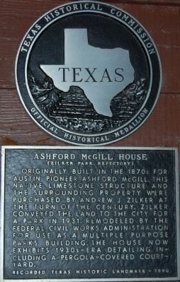 Ashford McGill House Marker. Click for full size. Ashford McGill House Marker image. Click for full size.