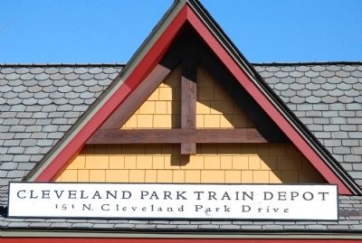Cleveland Park Train Depot. Click for full size. Cleveland Park Train Depot image. Click for full size.