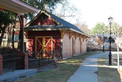 Cleveland Park Train Depot. Click for full size. Cleveland Park Train Depot image. Click for full size.