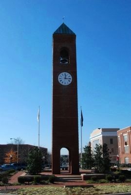 Spartanburg Town Clock image. Click for full size.