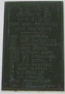 In Memory of Officers of the C.S.A. Marker image. Click for full size.