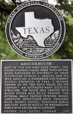 Addcox House Marker image. Click for full size.