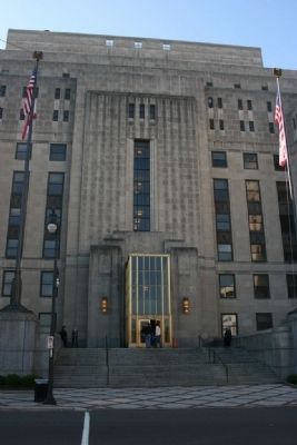 Jefferson County Courthouse East Entrance (Richard Arrington Jr. Blvd Side). Click for full size. Jefferson County Courthouse East Entrance (Richard Arrington Jr. Blvd Side) image. Click for full size.