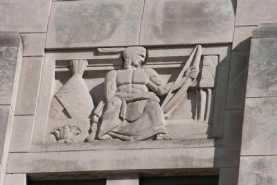 Jefferson County Courthouse Sculputed Relief 1 by Artist Leo Friedlander. Click for full size. Jefferson County Courthouse Sculputed Relief 1 by Artist Leo Friedlander image. Click for full size.