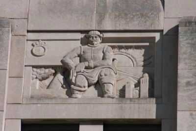 Jefferson County Courthouse Sculputed Relief 2 by Artist Leo Friedlander image. Click for full size.