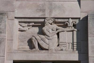 Jefferson County Courthouse Sculputed Relief 3 by Artist Leo Friedlander. Click for full size. Jefferson County Courthouse Sculputed Relief 3 by Artist Leo Friedlander image. Click for full size.