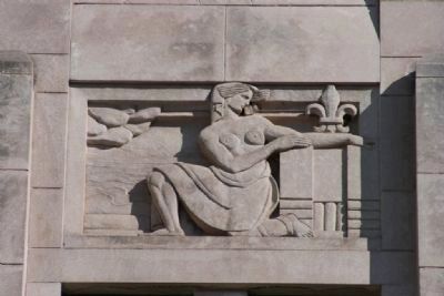 Jefferson County Courthouse Sculputed Relief 3 by Artist Leo Friedlander image. Click for full size.