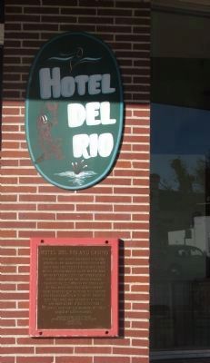 Hotel Del Rio and Casino Marker image. Click for full size.