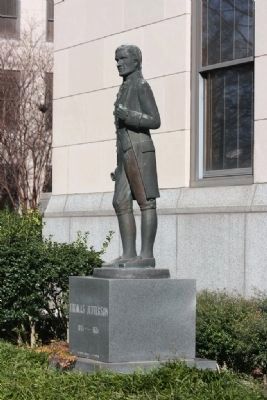Bronze Statue of Thomas Jefferson by Birmingham Artist Georges Bridges. Click for full size. Bronze Statue of Thomas Jefferson by Birmingham Artist Georges Bridges image. Click for full size.
