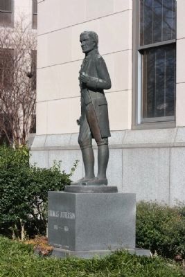 Bronze Statue of Thomas Jefferson by Birmingham Artist Georges Bridges image. Click for full size.
