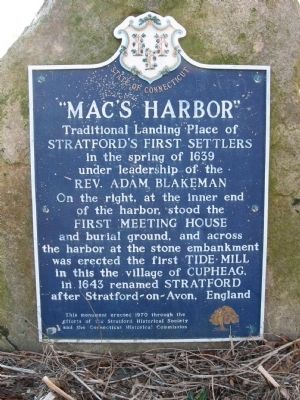 “Macs Harbor” Marker image. Click for full size.