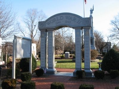 Stratford World War II Memorial. Click for full size. Stratford World War II Memorial image. Click for full size.
