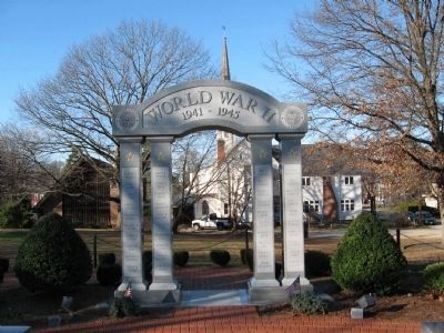 Stratford World War II Memorial. Click for full size. Stratford World War II Memorial image. Click for full size.