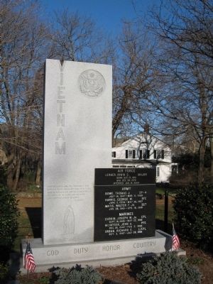 Stratford Vietnam Memorial. Click for full size. Stratford Vietnam Memorial image. Click for full size.