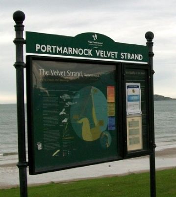 The Velvet Strand / An Trα Chaoin Marker. Click for full size. The Velvet Strand / An Trα Chaoin Marker image. Click for full size.