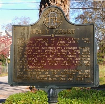 Holly Court Marker image. Click for full size.