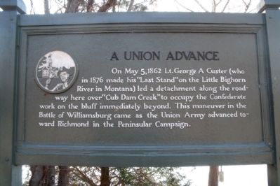 A Union Advance Marker image. Click for full size.